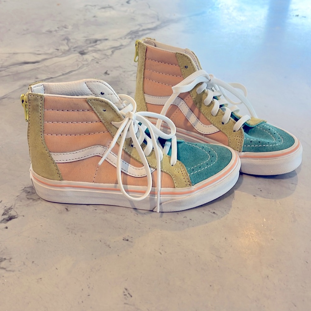 Vans pastel high tops size 1